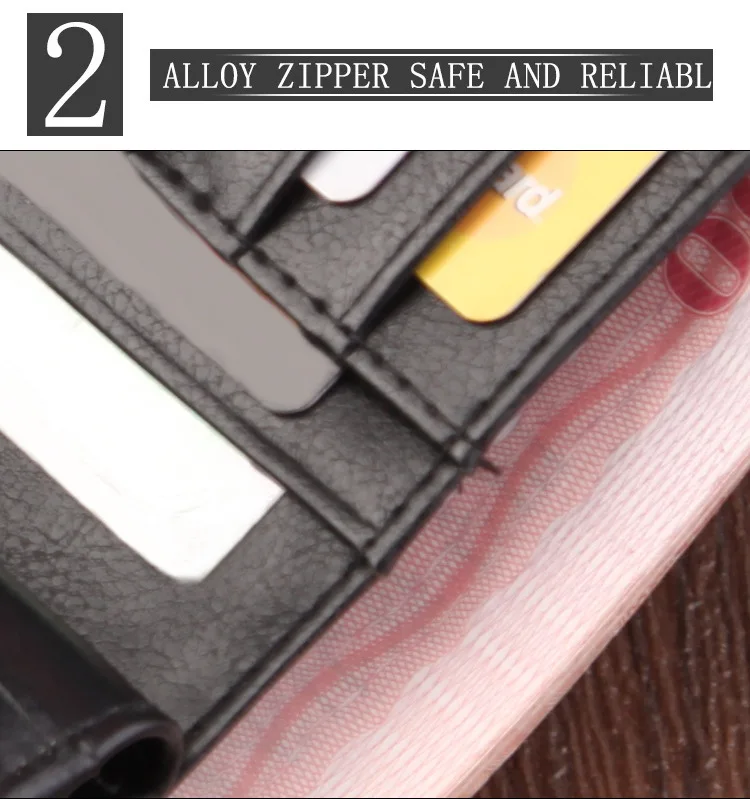 Vintage Men Leather Luxury Wallet Short Slim Male Purses Money Clip Credit Card Dollar Wallet Mens Card Purse