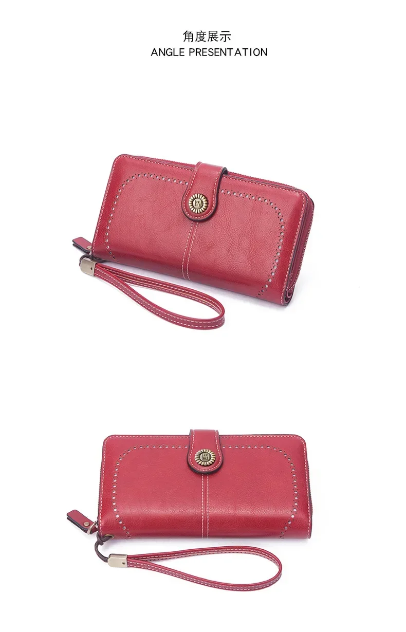 High Quality Women Wallet Anti-theft Leather Wallets For Woman Long Zipper Large Ladies Clutch Bag Female Purse Card Holder High Quality Women Wallet Anti-theft Leather Wallets For Woman Long Zipper Large Ladies Clutch Bag Female Purse Card Holder