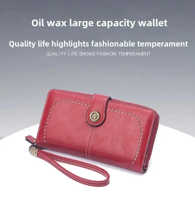 High Quality Women Wallet Anti-theft Leather Wallets For Woman Long Zipper Large Ladies Clutch Bag Female Purse Card Holder High Quality Women Wallet Anti-theft Leather Wallets For Woman Long Zipper Large Ladies Clutch Bag Female Purse Card Holder
