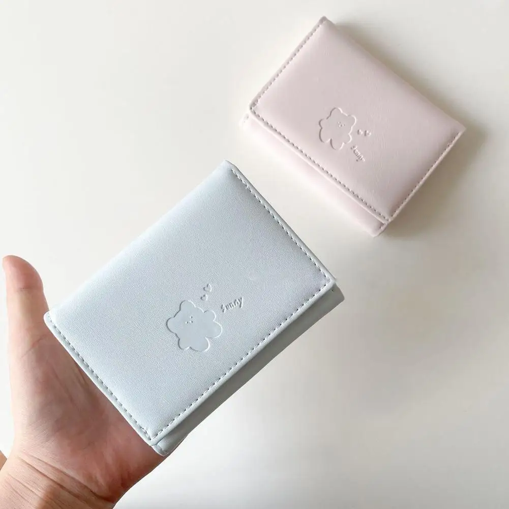 Women Short Bear Small Wallets Student Triple Fold Card Holder Girl ID Bag Card Holder Coin Purse Ladies Wallets Cartoon Bag Women Short Bear Small Wallets Student Triple Fold Card Holder Girl ID Bag Card Holder Coin Purse Ladies Wallets Cartoon Bag