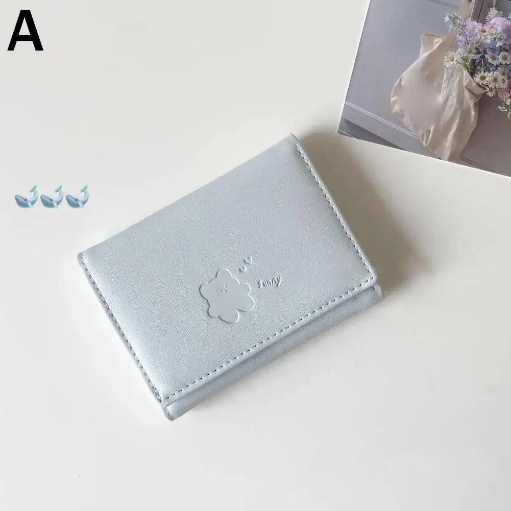 Women Short Bear Small Wallets Student Triple Fold Card Holder Girl ID Bag Card Holder Coin Purse Ladies Wallets Cartoon Bag Women Short Bear Small Wallets Student Triple Fold Card Holder Girl ID Bag Card Holder Coin Purse Ladies Wallets Cartoon Bag