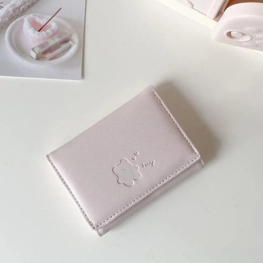 Women Short Bear Small Wallets Student Triple Fold Card Holder Girl ID Bag Card Holder Coin Purse Ladies Wallets Cartoon Bag Women Short Bear Small Wallets Student Triple Fold Card Holder Girl ID Bag Card Holder Coin Purse Ladies Wallets Cartoon Bag