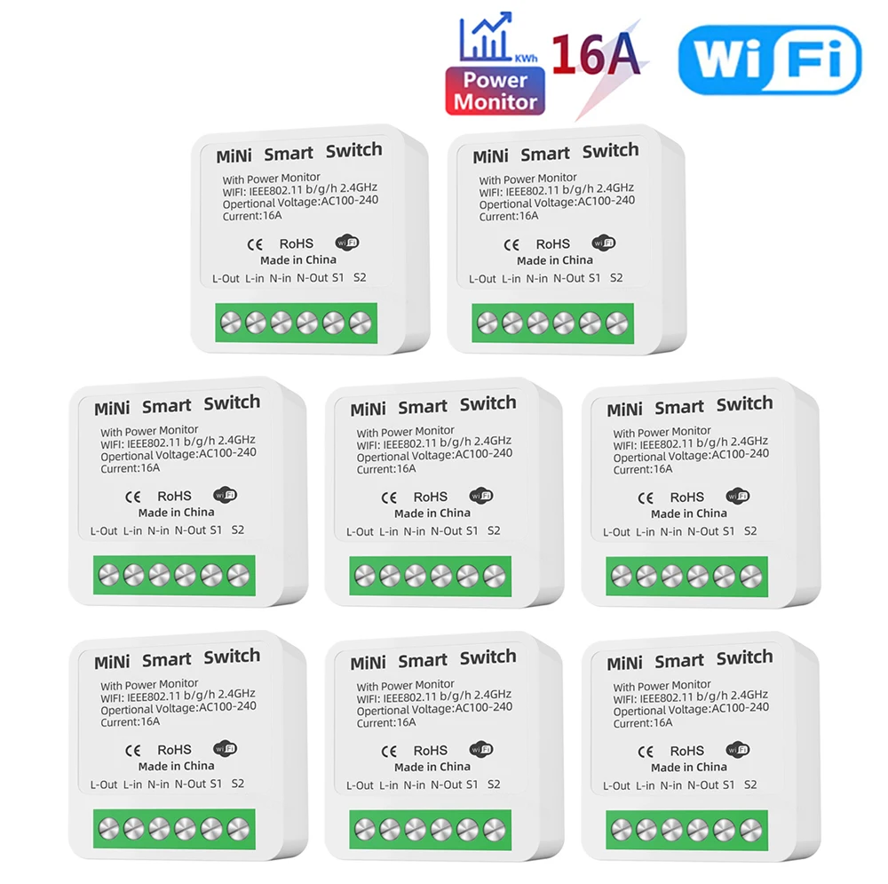 8pcs With PowerMeter