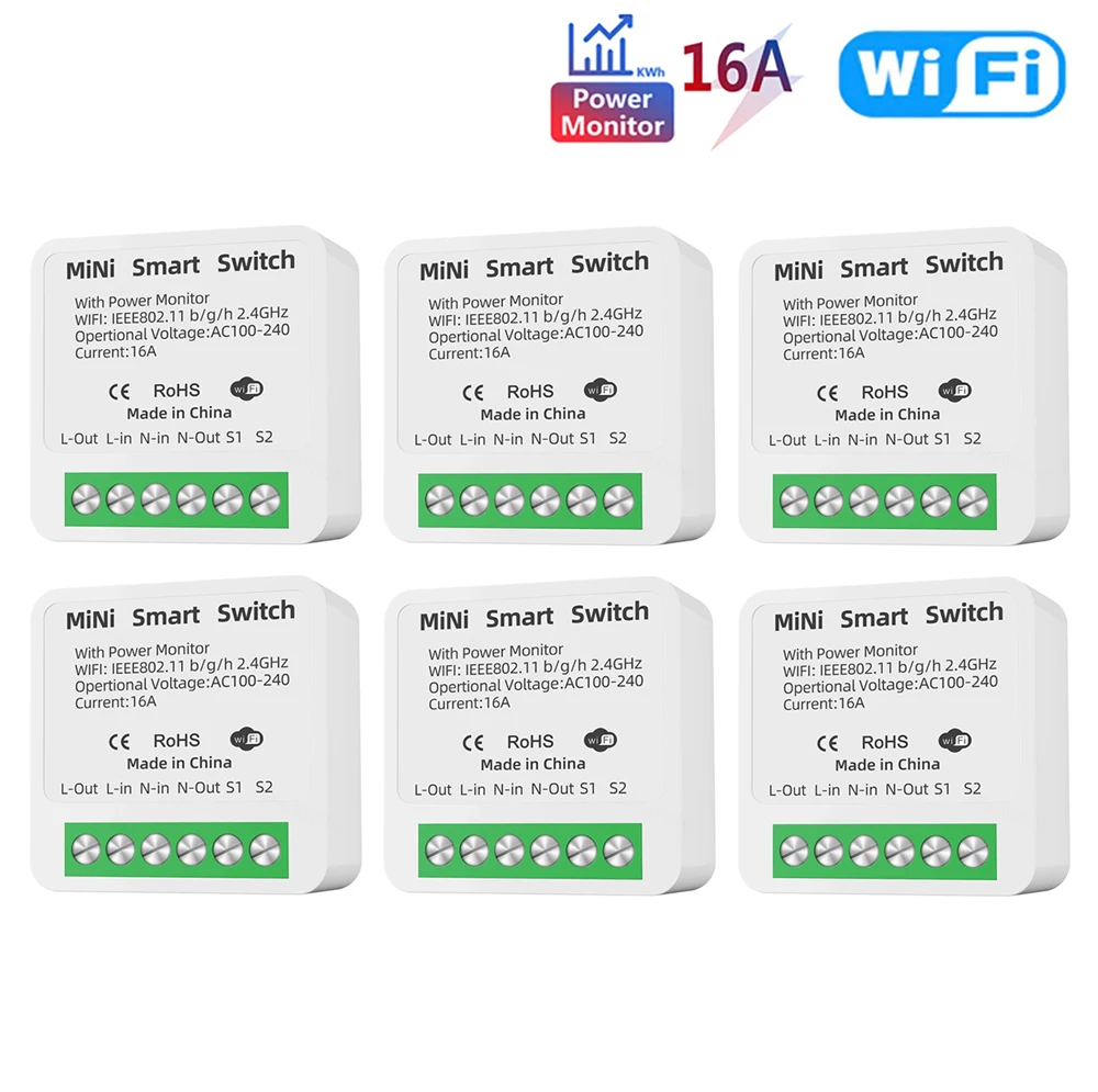 6pcs With PowerMeter