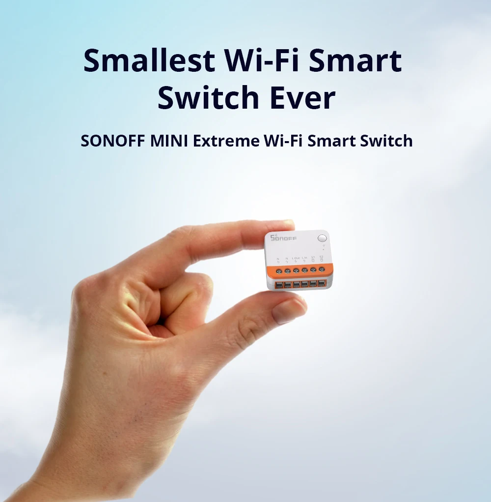 SONOFF MINIR4 Wifi MINI Smart Home Switch Supports External Switch Detach Relay Mode Wi-Fi Remote Control via eWeLink APP Alexa SONOFF MINIR4 Wifi MINI Smart Home Switch Supports External Switch Detach Relay Mode Wi-Fi Remote Control via eWeLink APP Alexa