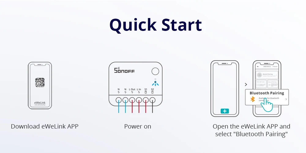 SONOFF MINIR4 Wifi MINI Smart Home Switch Supports External Switch Detach Relay Mode Wi-Fi Remote Control via eWeLink APP Alexa SONOFF MINIR4 Wifi MINI Smart Home Switch Supports External Switch Detach Relay Mode Wi-Fi Remote Control via eWeLink APP Alexa