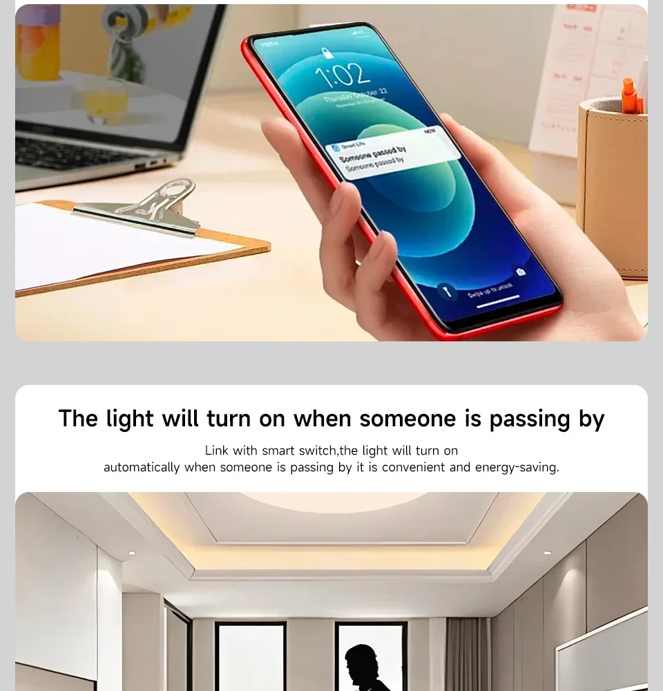 Tuya WiFi Zigbee PIR Motion Sensor Smart Home Human Body Infrared Detector Security Smart Life Works With Alexa Google Home