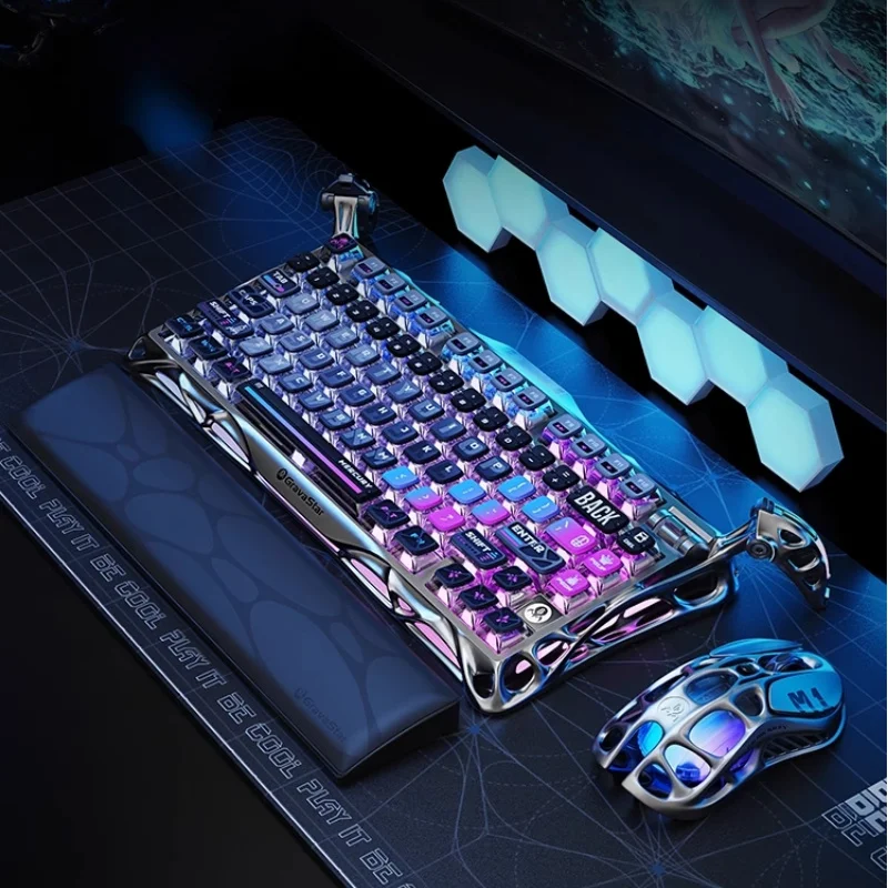 Gravastar 75k1pro Mechanical Keyboard Wireless Gaming Esports Professionali Keyboard Aluminum Customization Computer Peripherals