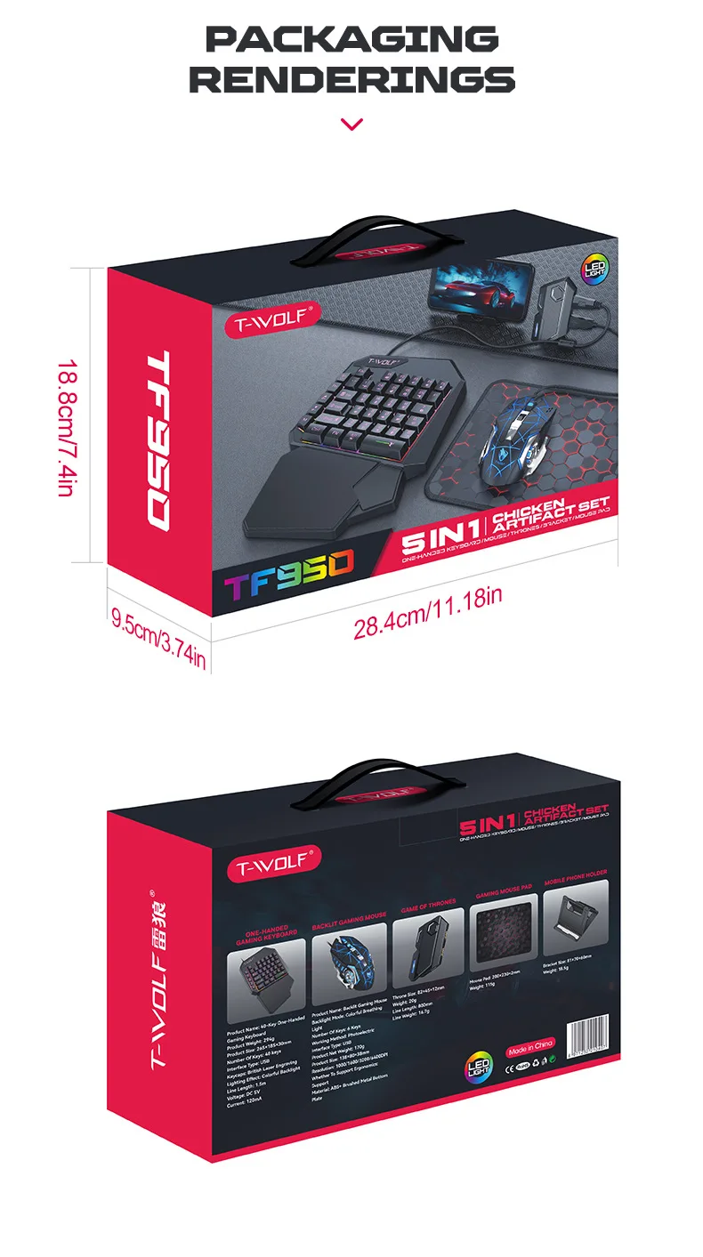 Kit Mobilador Gamer Kit Gaming Keyboard Mouse Mobile Games Converter 5 In 1 Combo One Hand Keyboard Converter Mobile Games TF900 Kit Mobilador Gamer Kit Gaming Keyboard Mouse Mobile Games Converter 5 In 1 Combo One Hand Keyboard Converter Mobile Games TF900