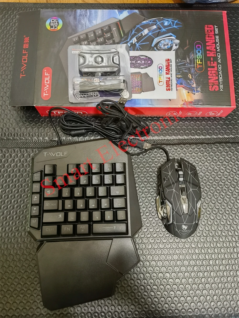 Kit Mobilador Gamer Kit Gaming Keyboard Mouse Mobile Games Converter 5 In 1 Combo One Hand Keyboard Converter Mobile Games TF900 Kit Mobilador Gamer Kit Gaming Keyboard Mouse Mobile Games Converter 5 In 1 Combo One Hand Keyboard Converter Mobile Games TF900