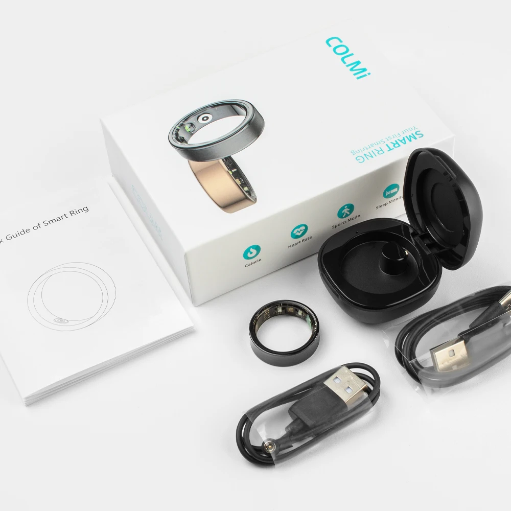 2024 COLMI R09 Smart Ring Men Women with Charging Case, Body Temperature Health and Sleep Monitor For Xiaomi Samsung Phone 2024 COLMI R09 Smart Ring Men Women with Charging Case, Body Temperature Health and Sleep Monitor For Xiaomi Samsung Phone