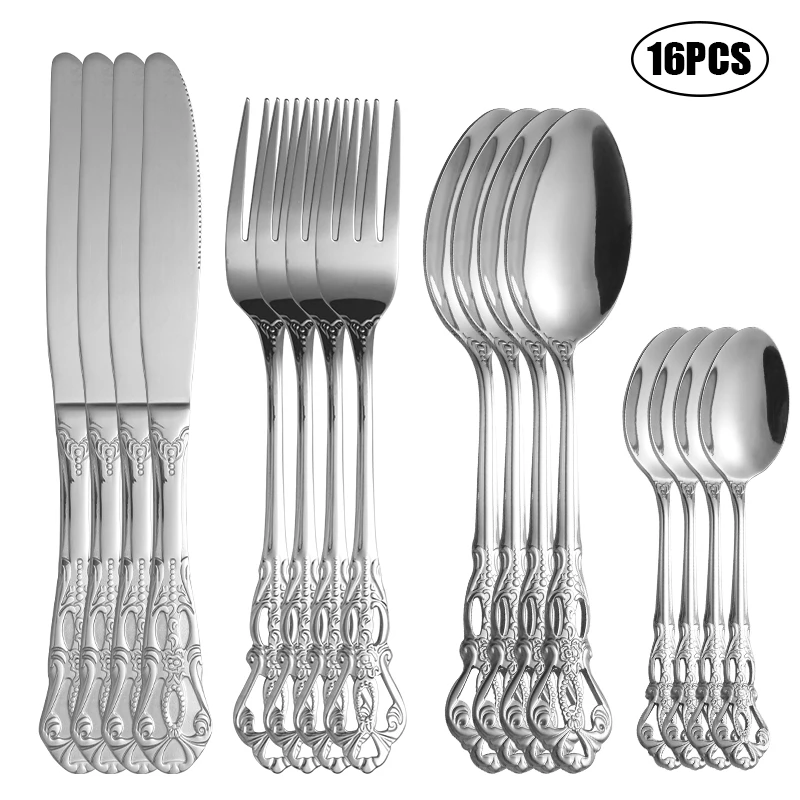 16pcs-silver